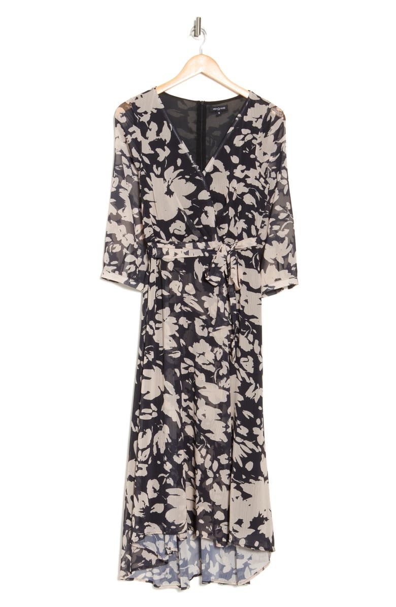 AREA STARS Night Bouquet Tie Waist Dress, Alternate, color,