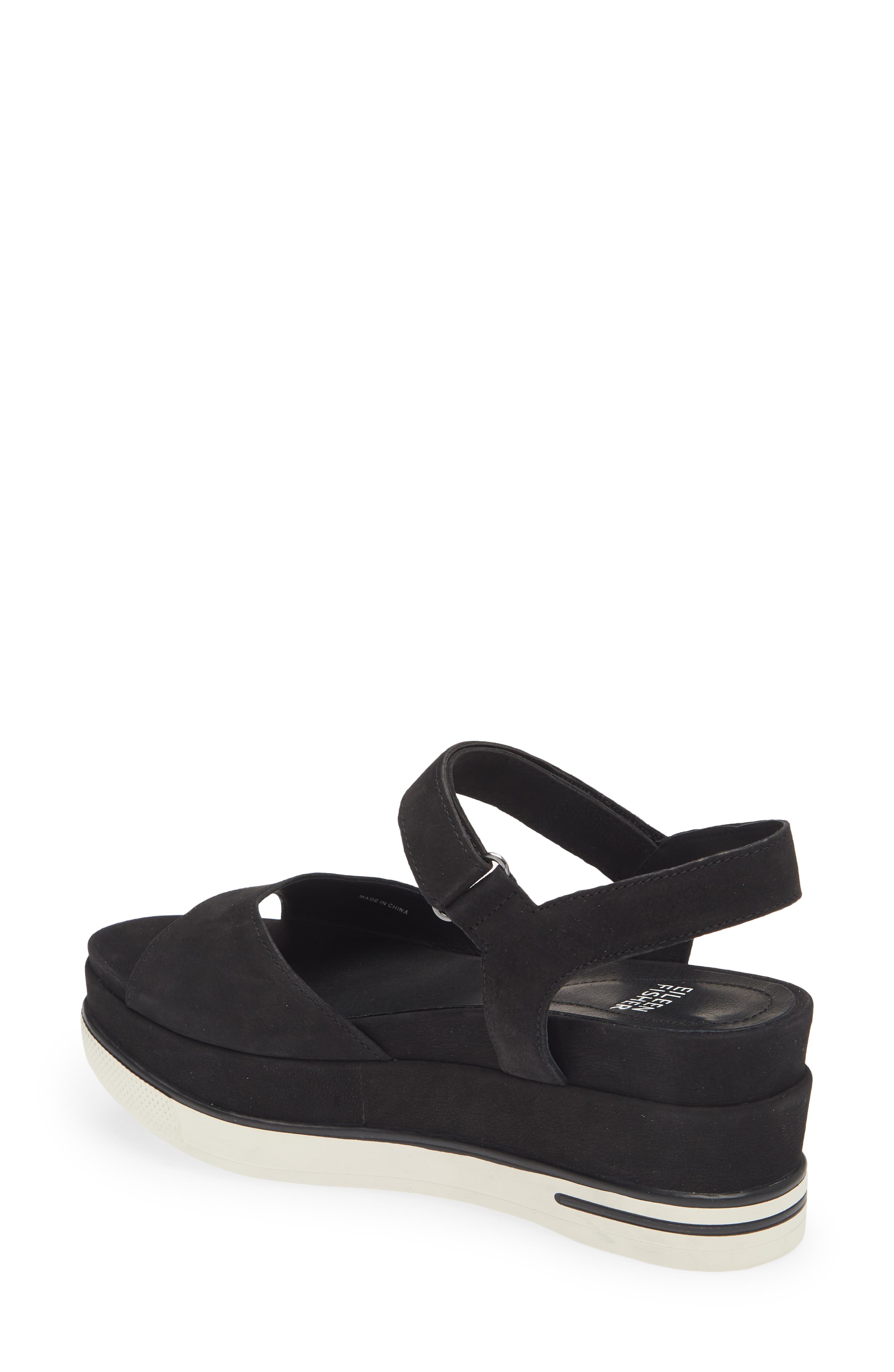 Eileen Fisher Beck Platform Wedge Sandal, Alternate, color, 