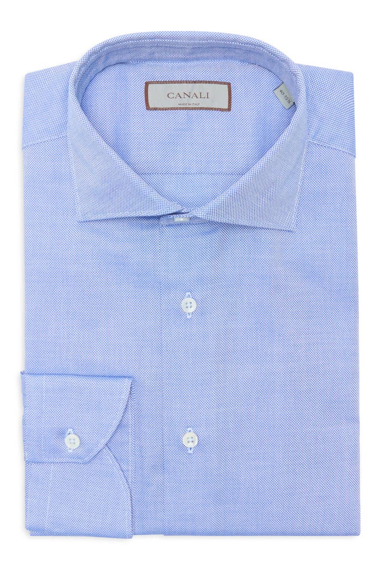 Cotton Dress Shirt, Alternate, color, BLUE
