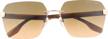 61mm Square Sunglasses