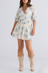 Talisman the Label Halo Floral Print Romper