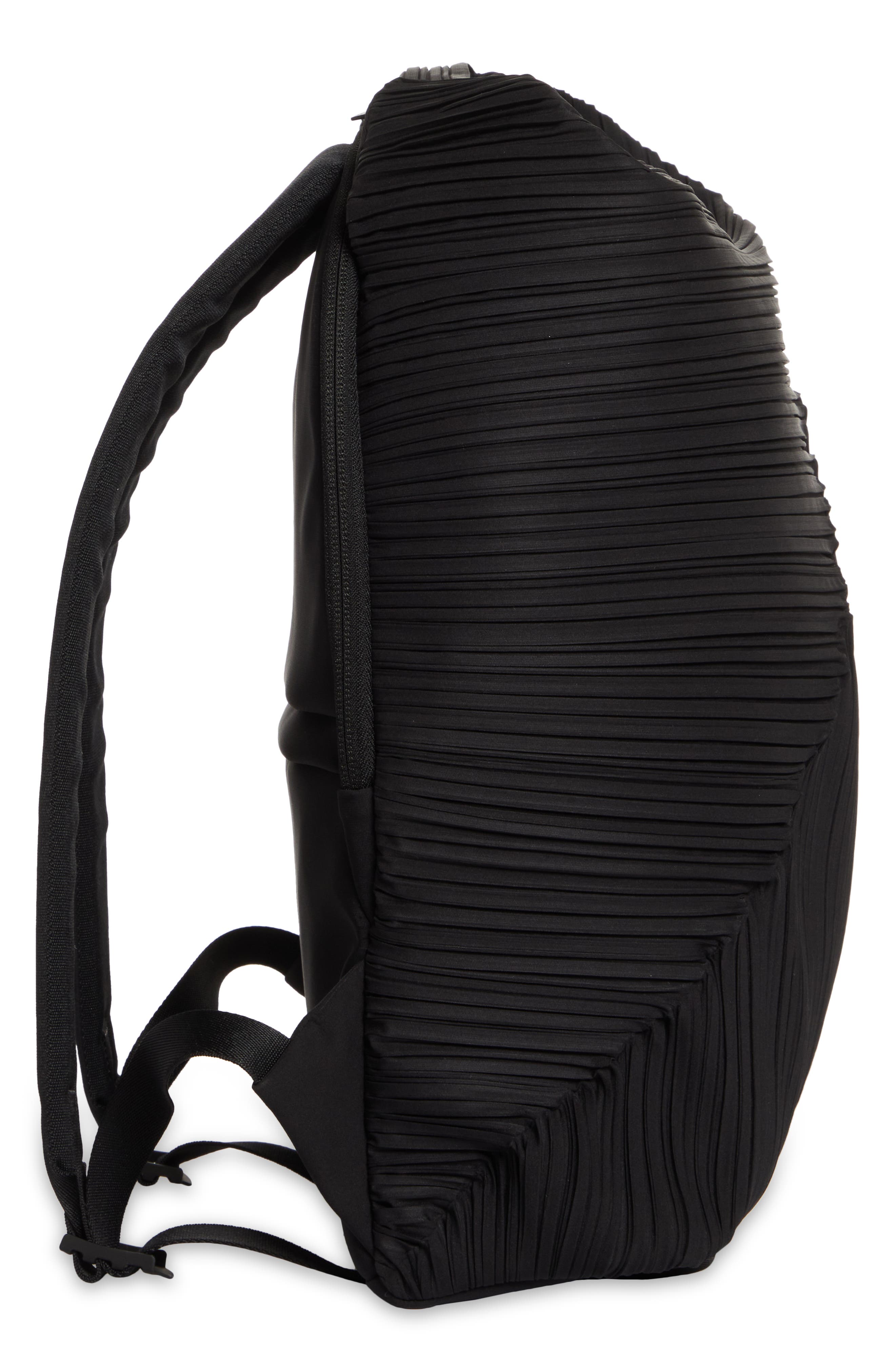 Pleats Please Issey Miyake Diagonal Pleats Backpack, Alternate, color, 