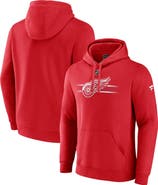FANATICS Men's Fanatics Branded Red Detroit Red Wings Authentic Pro Secondary Pullover Hoodie