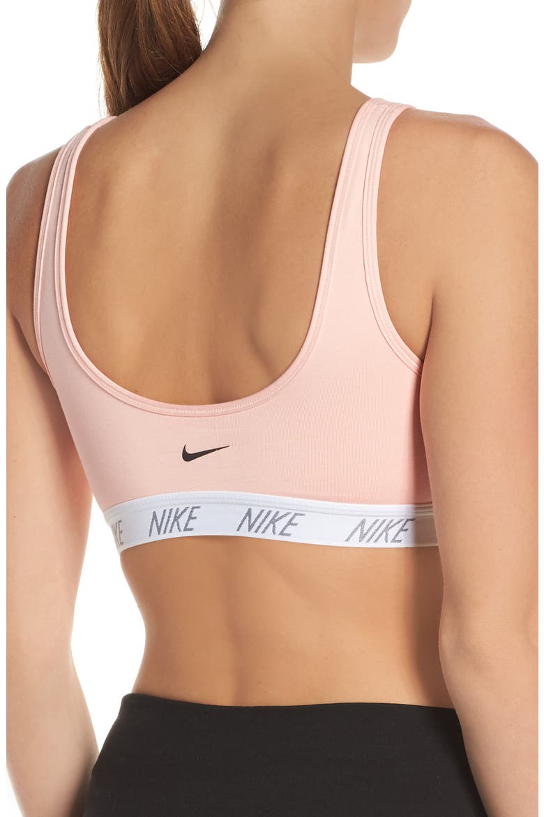 Classic Soft Sports Bra, Alternate, color, STORM PINK/ BLACK