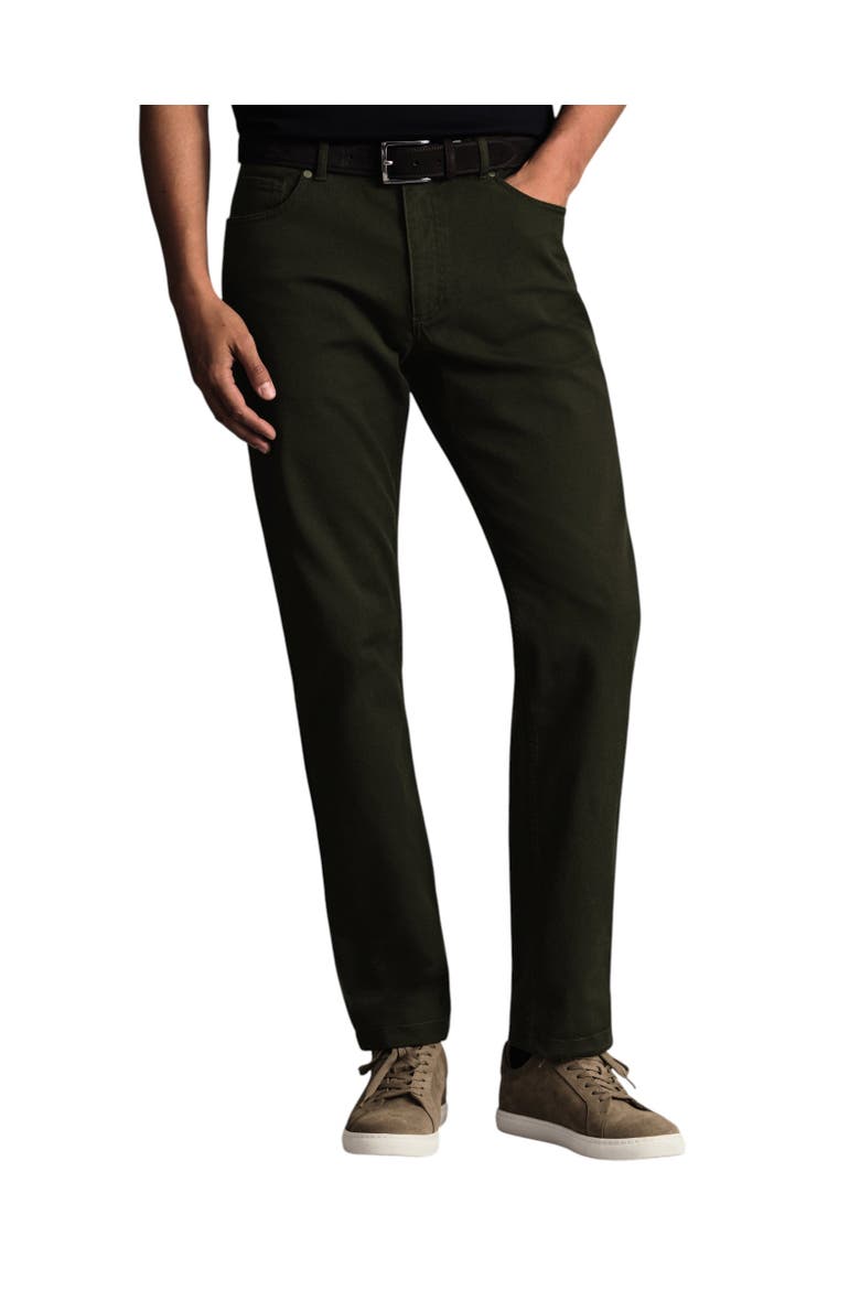 5 Pocket Jeans, Main, color, Dark Green
