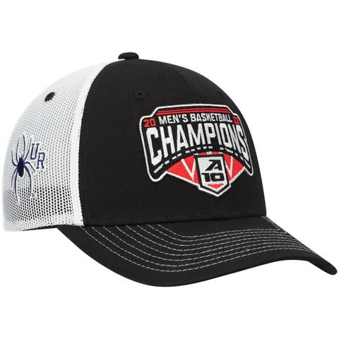 Men's Zephyr Black/White Richmond Spiders 2022 Atlantic 10 Men's Basketball Conference Tournament Champions Locker Room Adjustable Hat