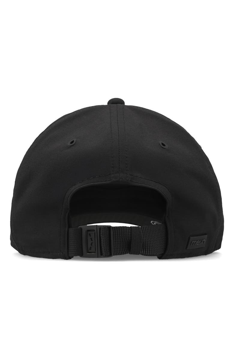 Melin Legend Packable Hydro 6-Panel Snapback Ball Cap, Alternate, color, Black