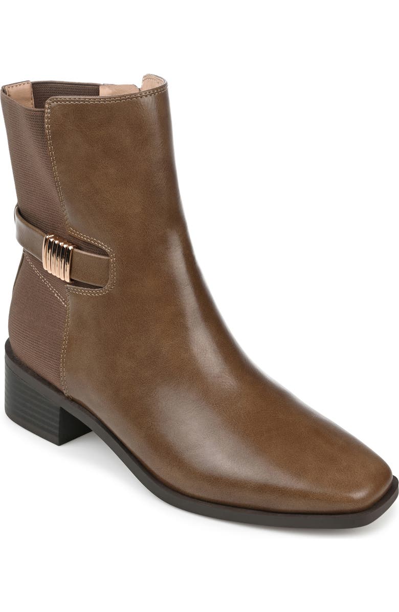 Journee Collection Aubrie Tru Comfort Foam Bootie, Main, color, Taupe