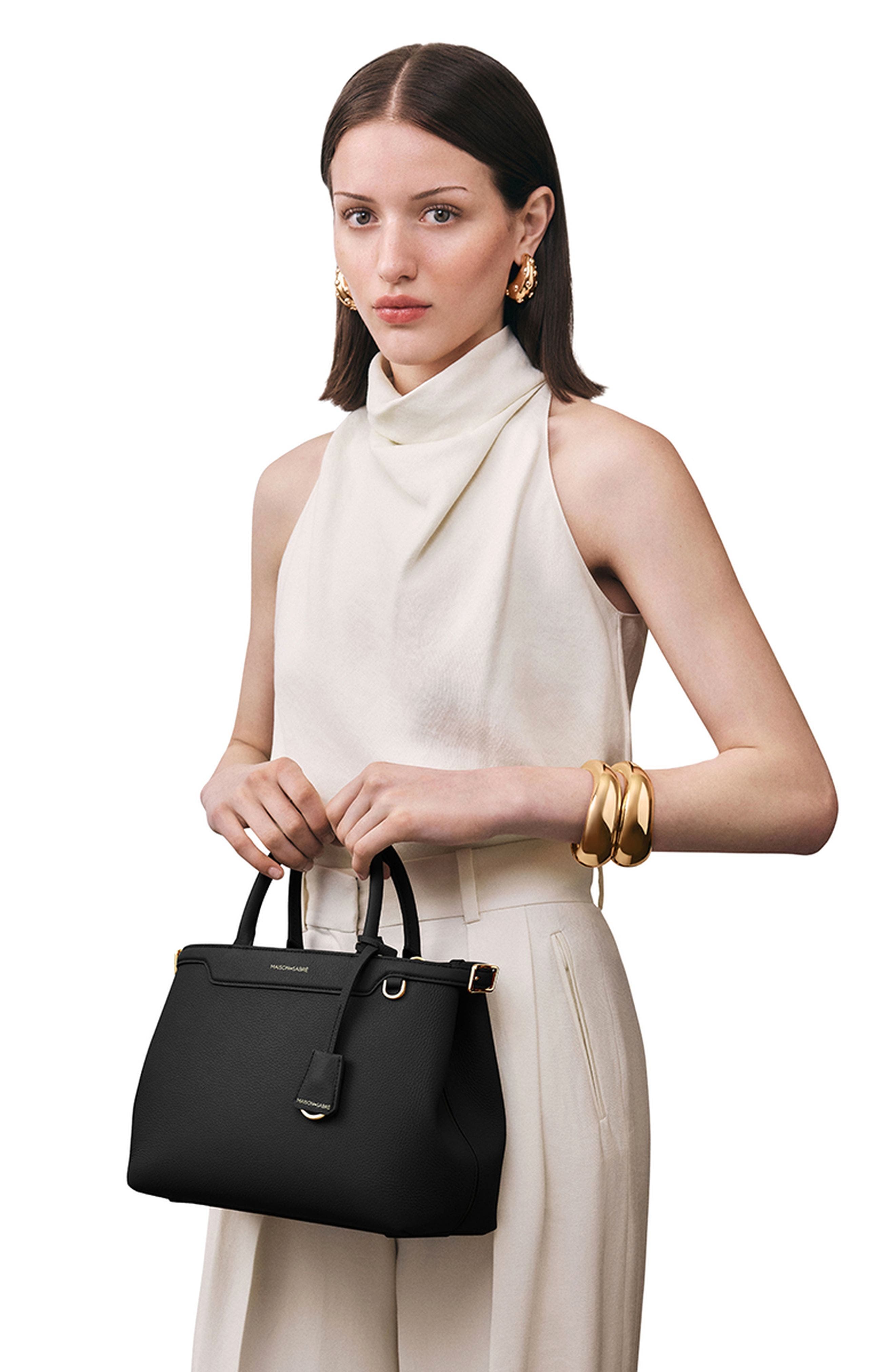 MAISON de SABRÉ The Medium Palais, Alternate, color, Black Caviar