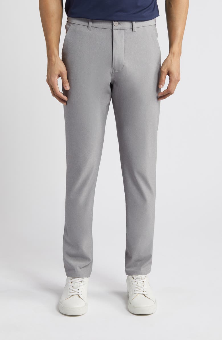 Mizzen+Main Helmsman Flat Front Chinos, Main, color, Silver Filigree Heather