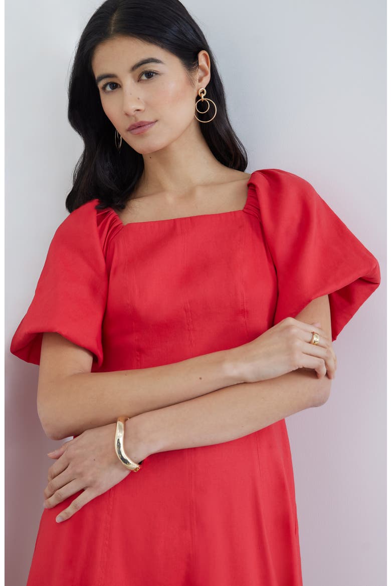 Linked Double Hoop Earrings, Alternate, color, GOLD