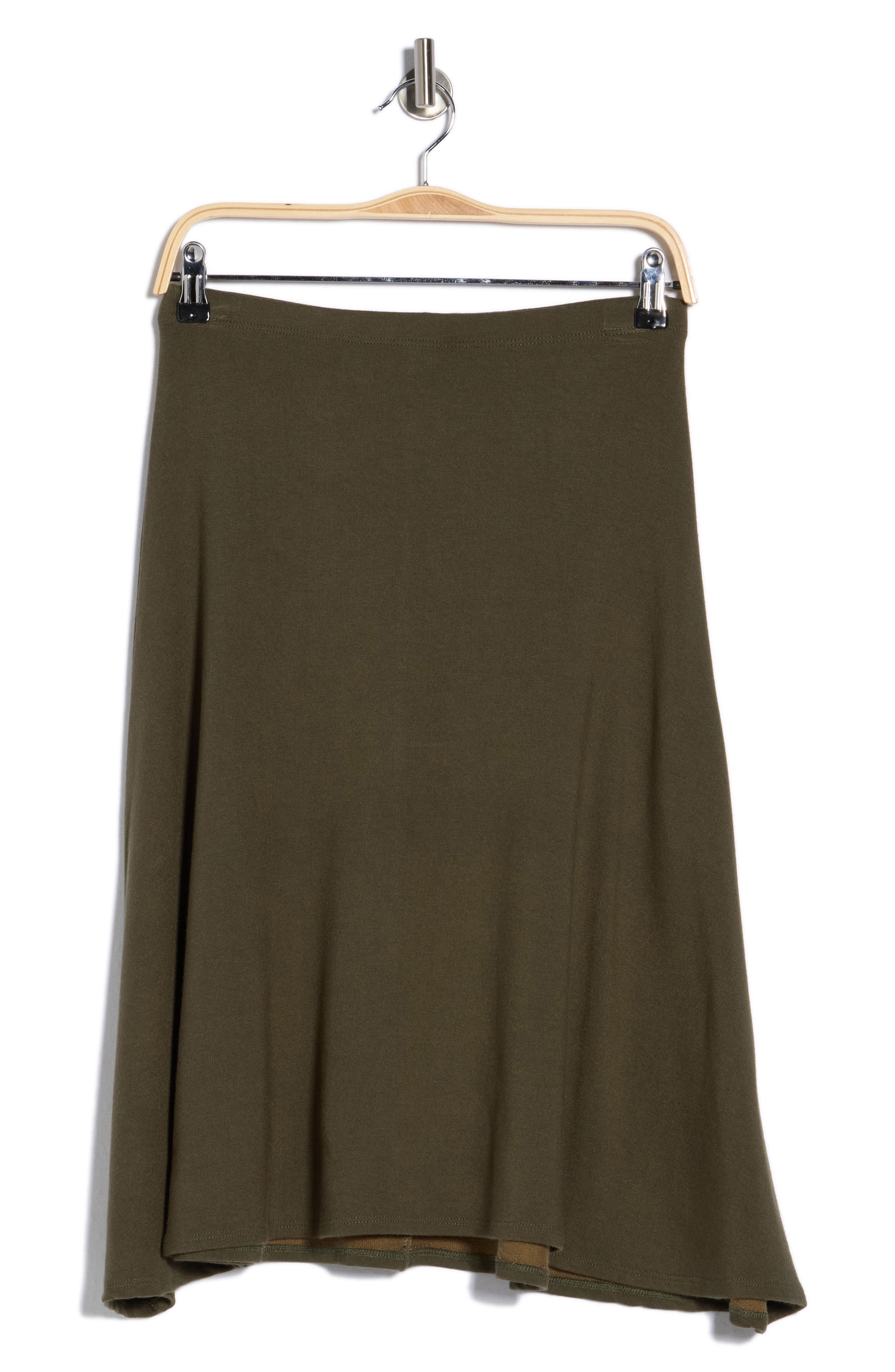 GO COUTURE Flared Pull-On Midi Skirt