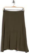 GO COUTURE Flared Pull-On Midi Skirt