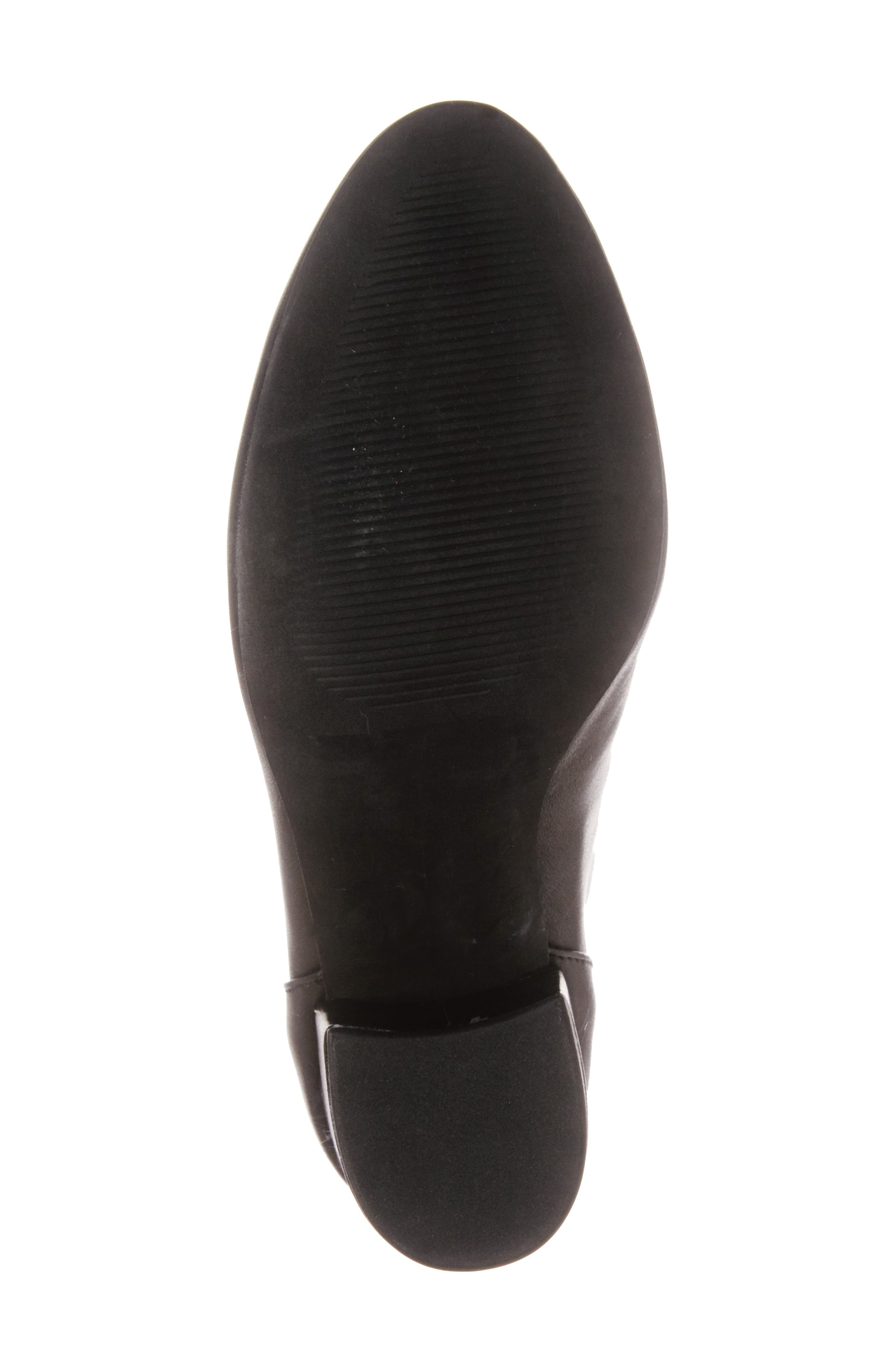 Star Bootie, Alternate, color, BLACK LEATHER
