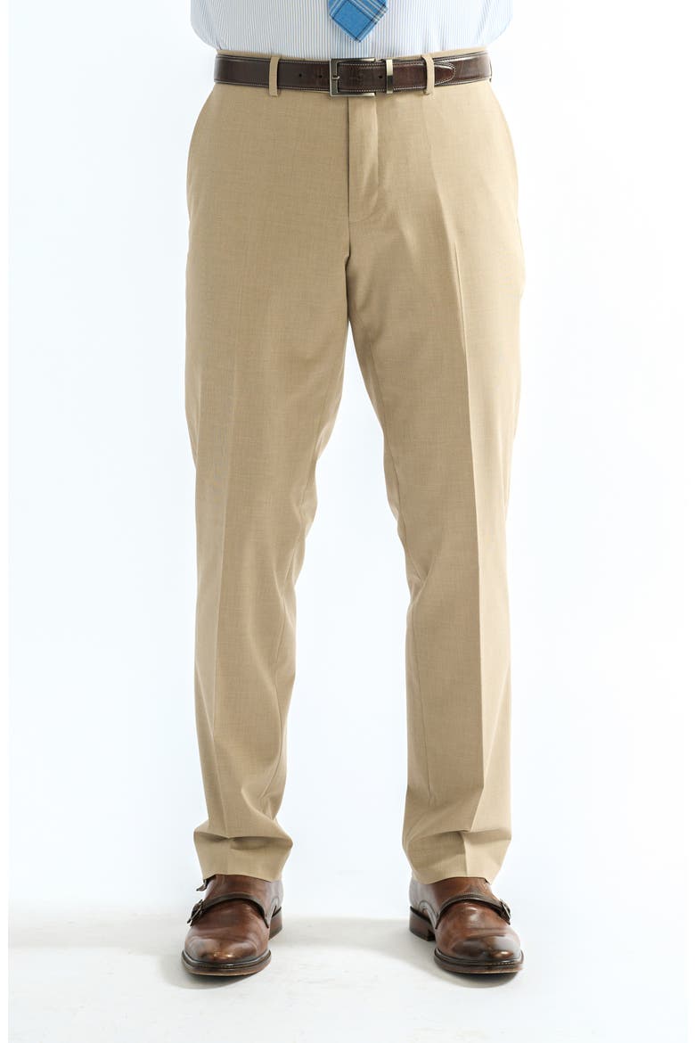 Hoxton Tick Weave Stretch Suit, Alternate, color, TAN