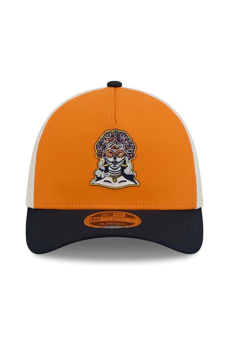 New Era Men's New Era Orange/Navy San Diego Padres 2026 City Connect M-Crown A-Frame 39THIRTY Flex Hat, Alternate, color, Orange