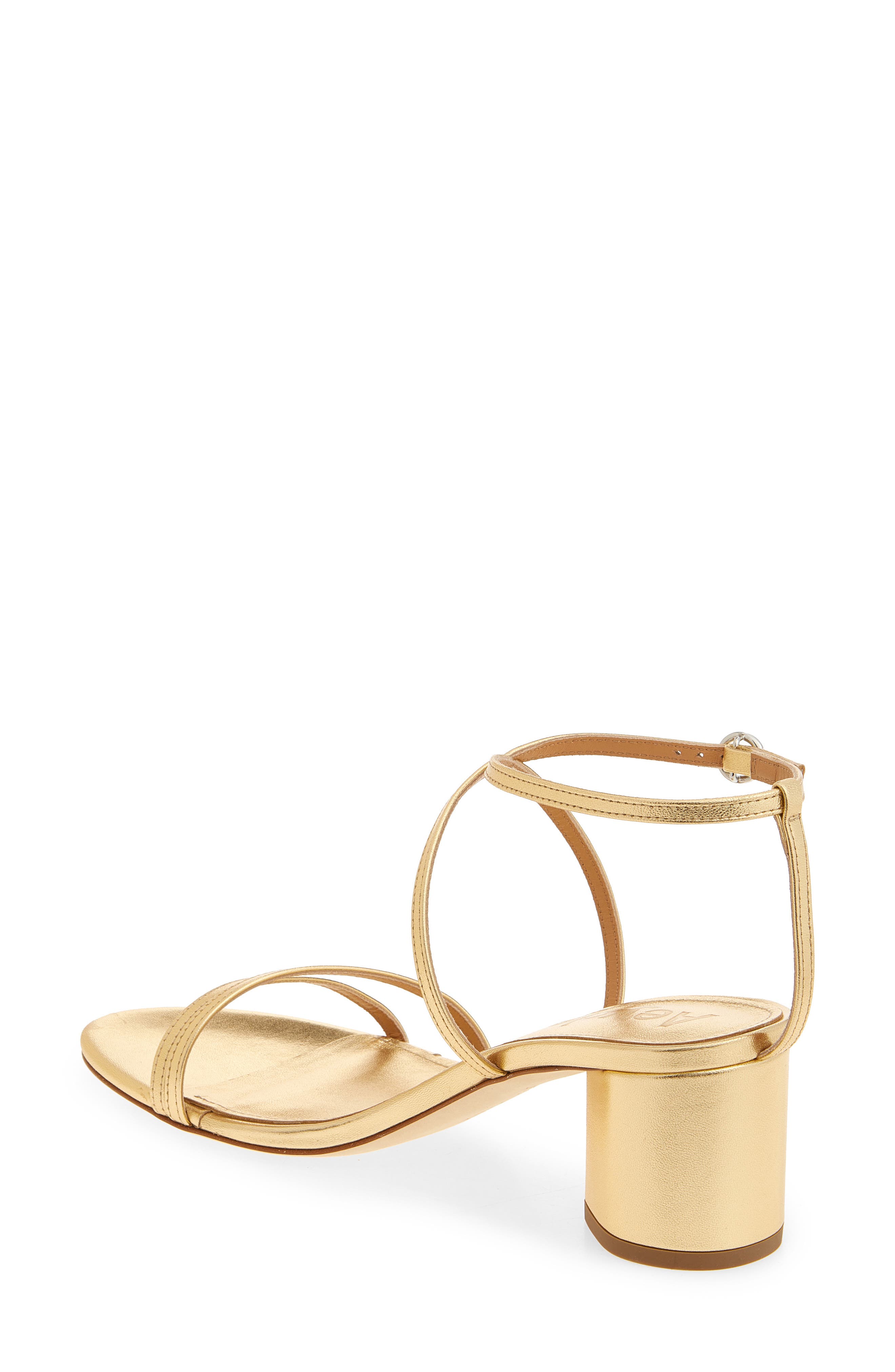 aeyde Mirella Sandal, Alternate, color, Gold