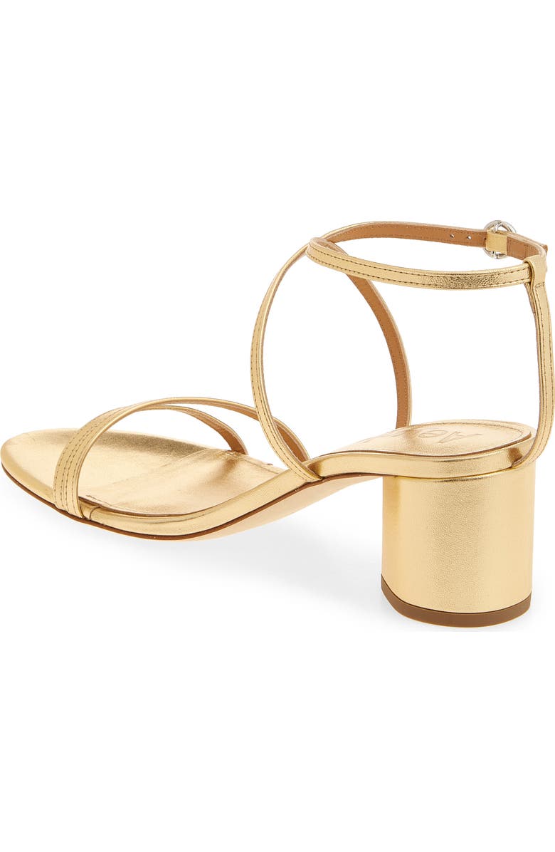 aeyde Mirella Sandal, Alternate, color, Gold