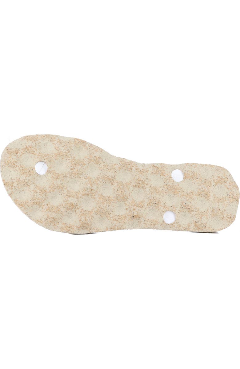 Asportuguesas by Fly London Turtle Flip Flop, Alternate, color, Natural/ White Rubber