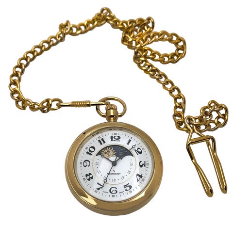Vintage Open Face Cable Chain Pocketwatch- 42MM