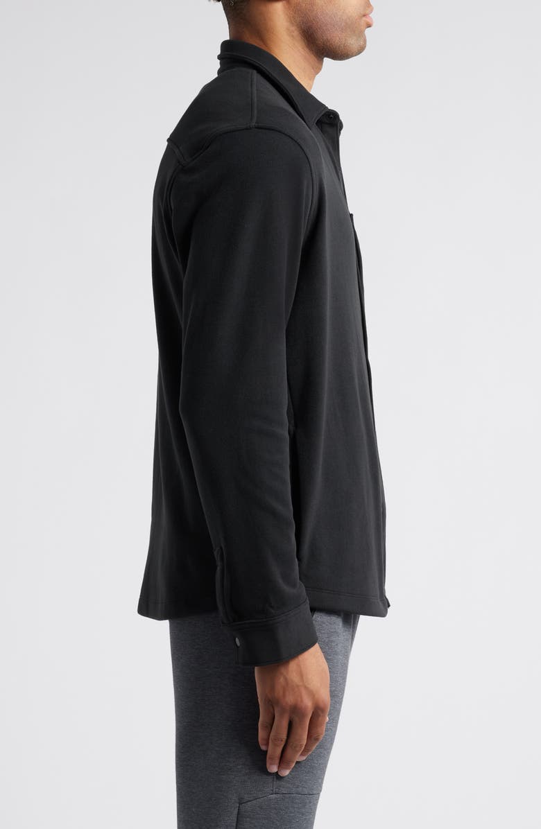 Zella Sierra Fleece Shirt Jacket, Alternate, color, 