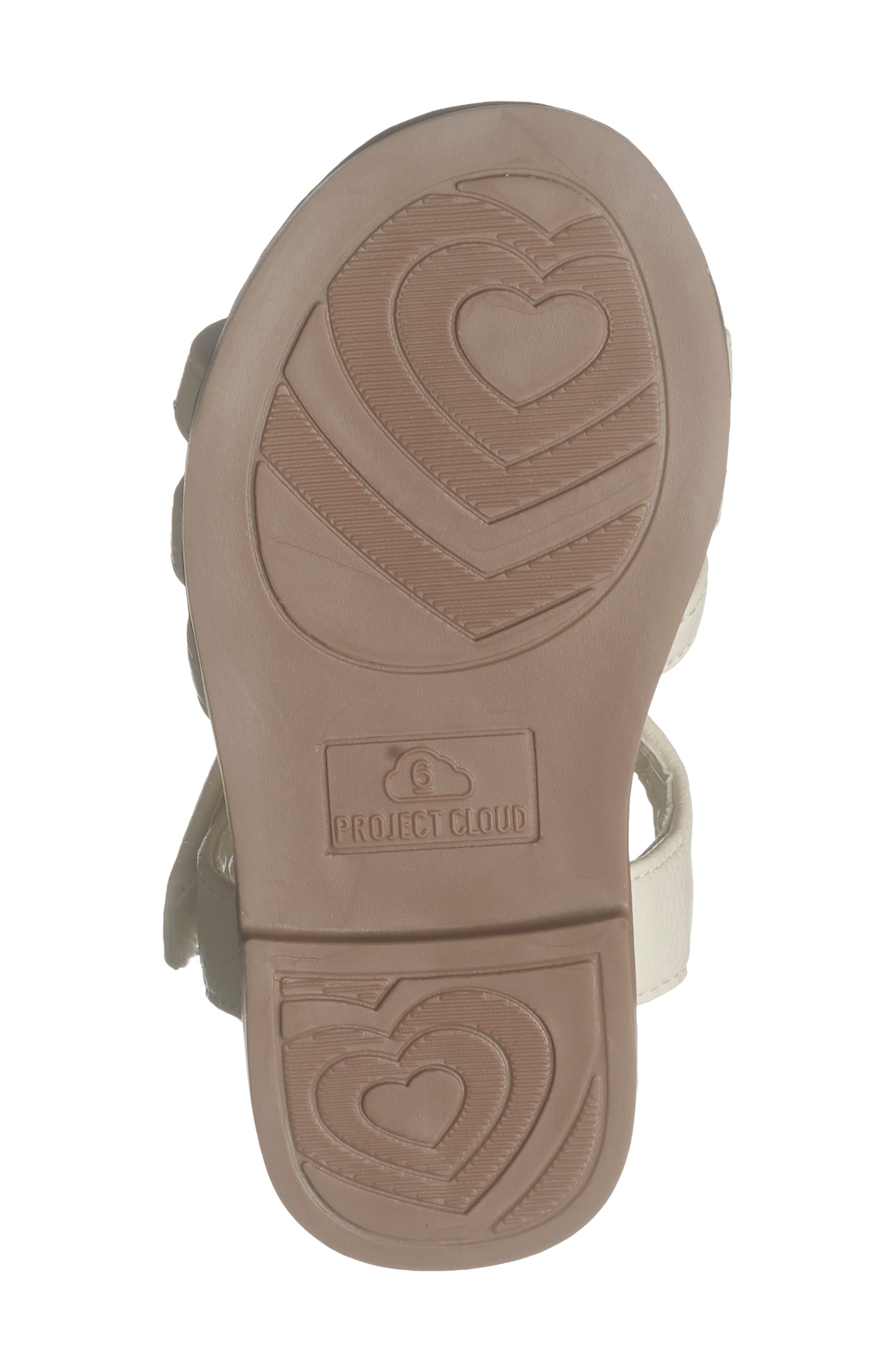 Project Cloud Kids' Holli Sandal, Alternate, color, Off White