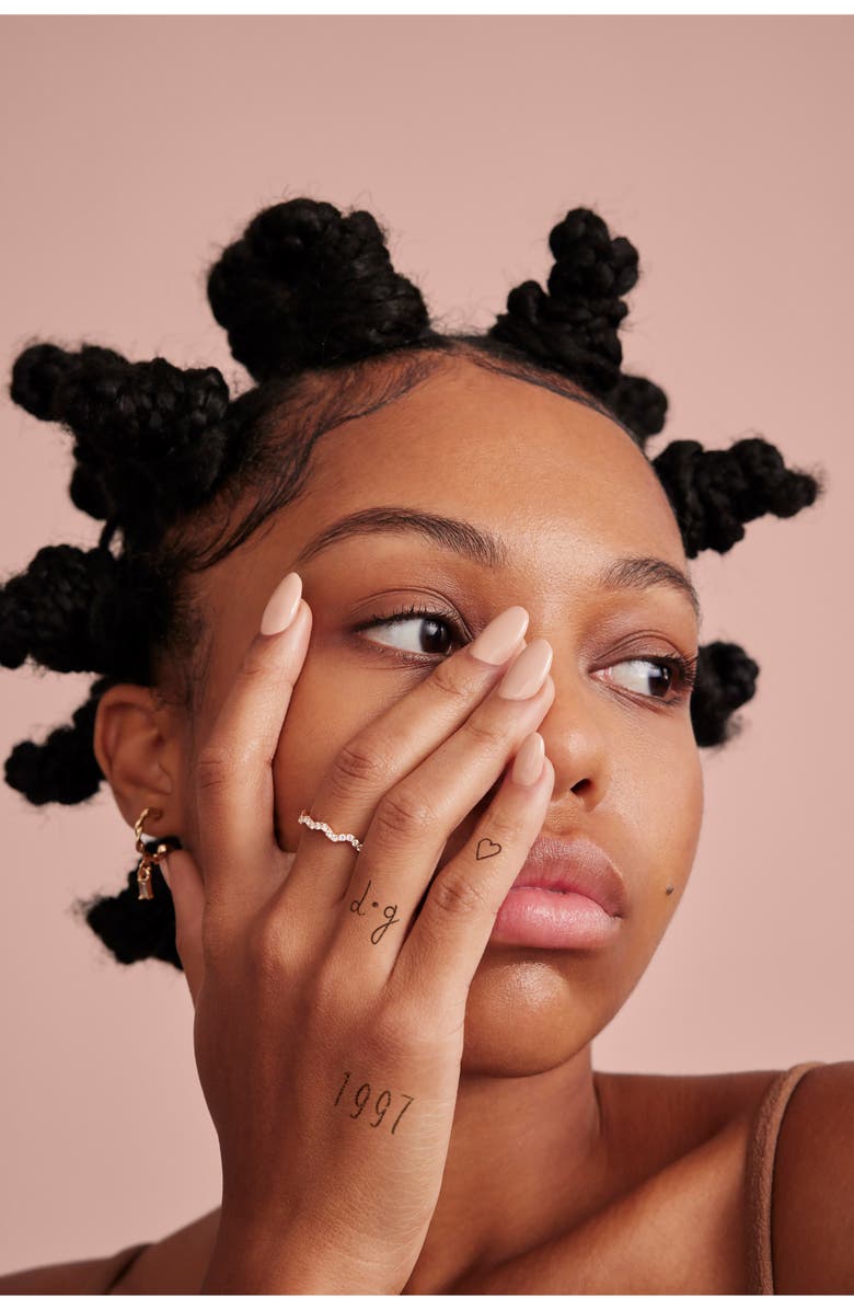 INKED by Dani Make it Yours Temporary Tattoos, Alternate, color, Black