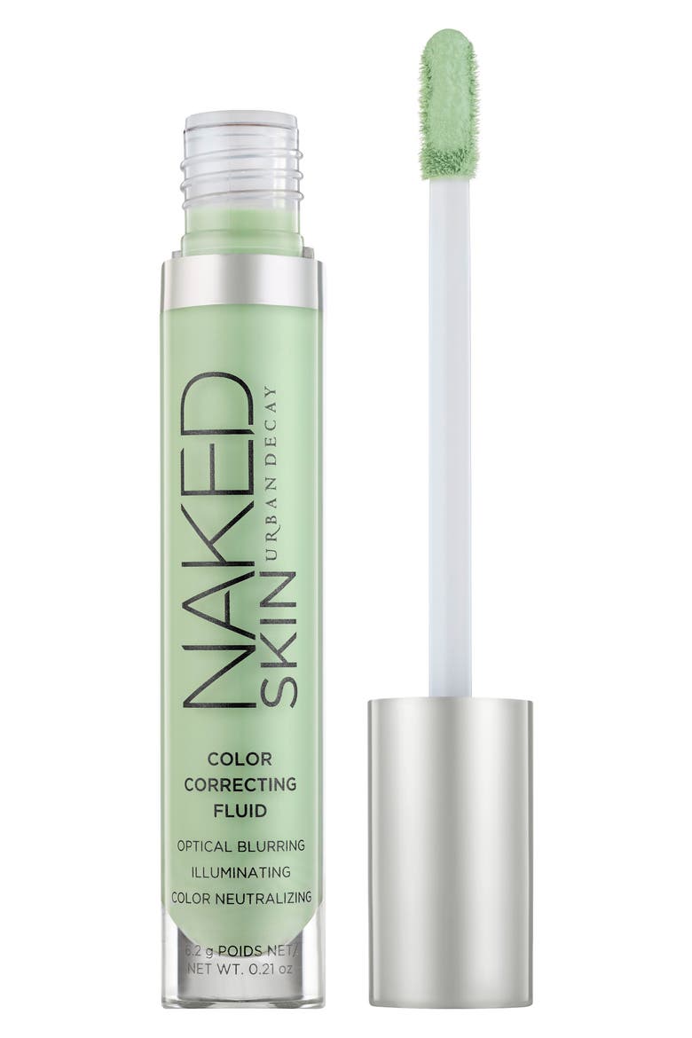 Naked Skin Color Correcting Fluid, Alternate, color, GREEN