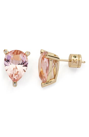 Kleinfeld Cubic Zirconia Large Teardrop Stud Earrings