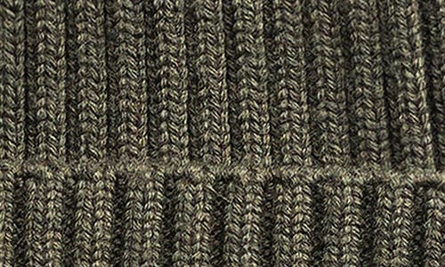 Ruslan Baginskiy Monogram Embroidered Merino Wool Beanie In Green