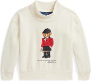 Polo Ralph Lauren Kids' Polo Bear Graphic Print Fleece Sweatshirt