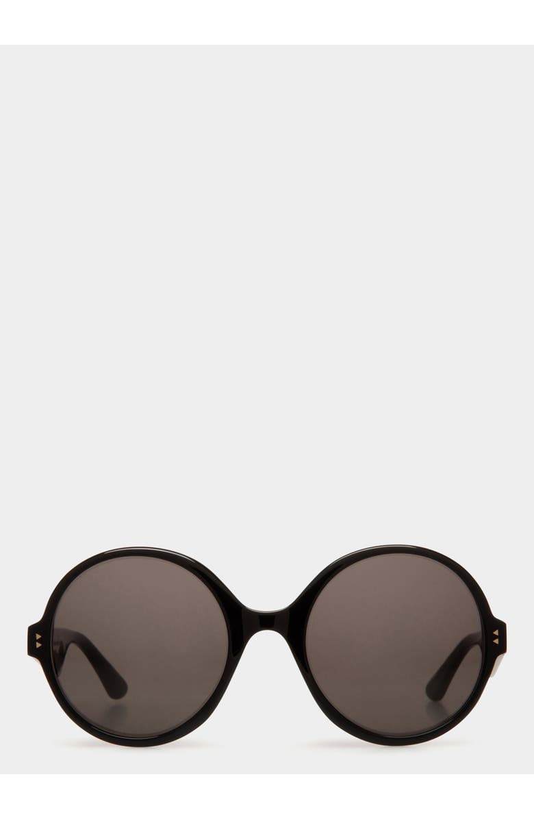 Bally Ursula Sunglasses, Main, color, Black