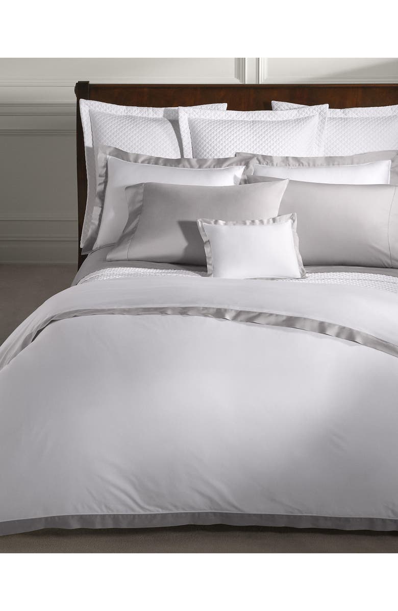 Ralph Lauren Contrast Border Organic Cotton Sham, Alternate, color,