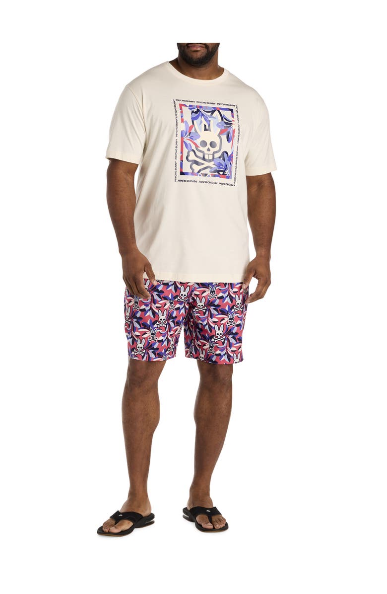 Psycho Bunny Big & Tall Florian Graphic Tee, Alternate, color, Pristine