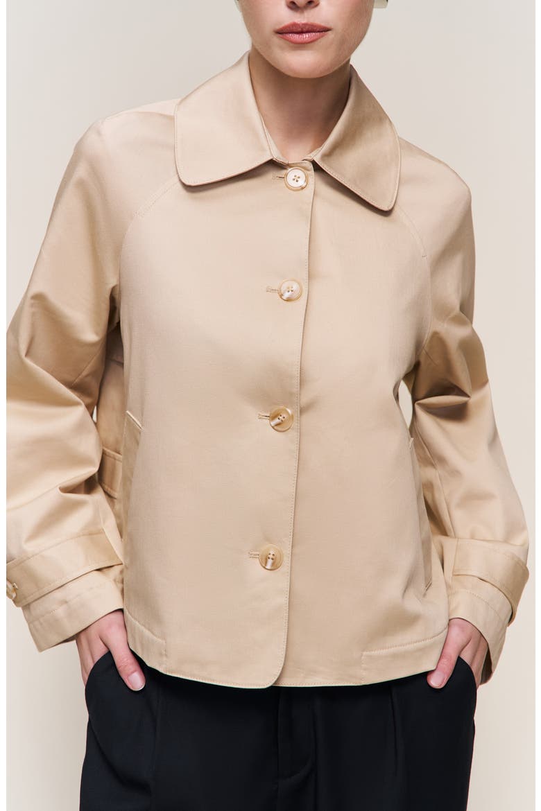 Romeo Trench Coat, Alternate, color, Taupe