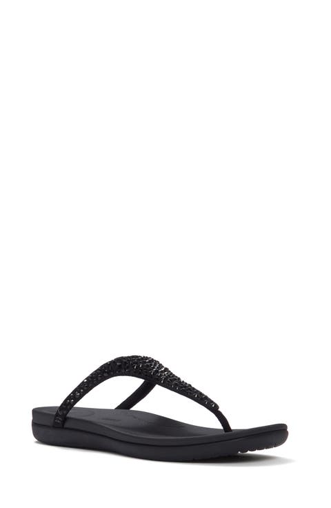 Solay Mixed Crystal Flip Flop