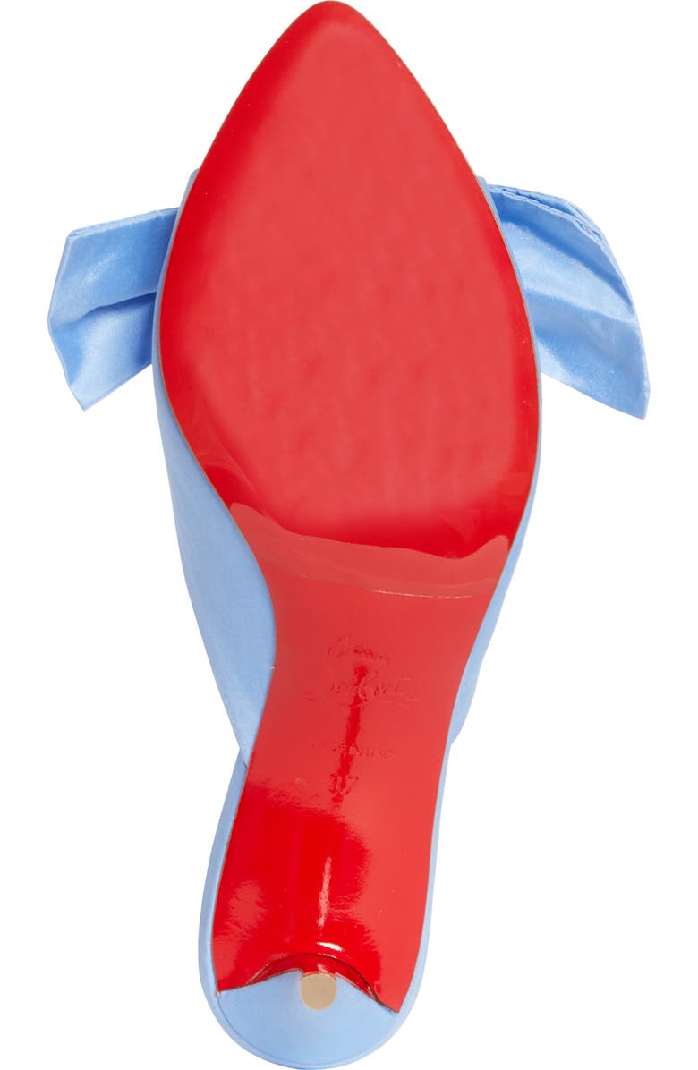 Christian Louboutin Mulazee Slide Sandal, Alternate, color, Ceruleo/ Lin Ceruleo