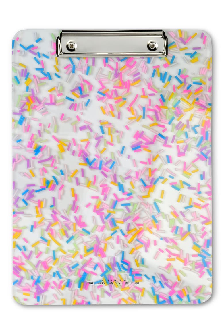 Sprinkles Clipboard, Main, color, WHITE MULTI