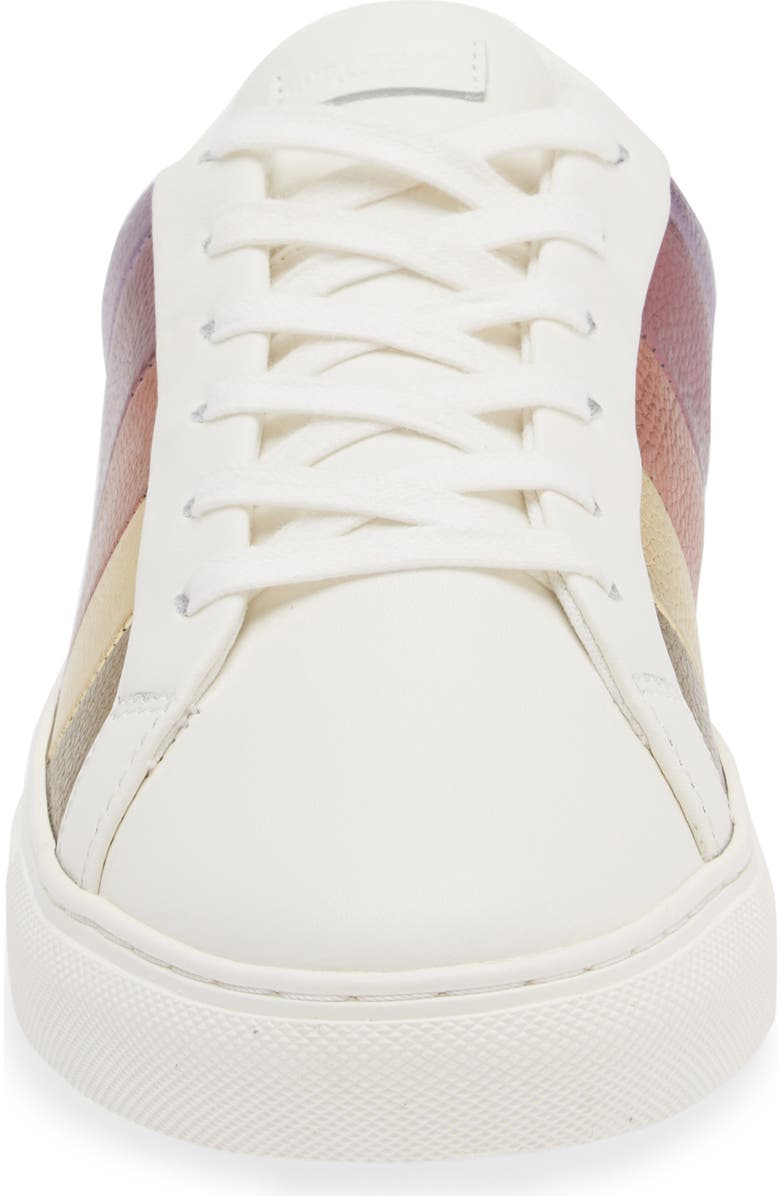Kurt Geiger London Lane Stripe Sneaker, Alternate, color, White Multi