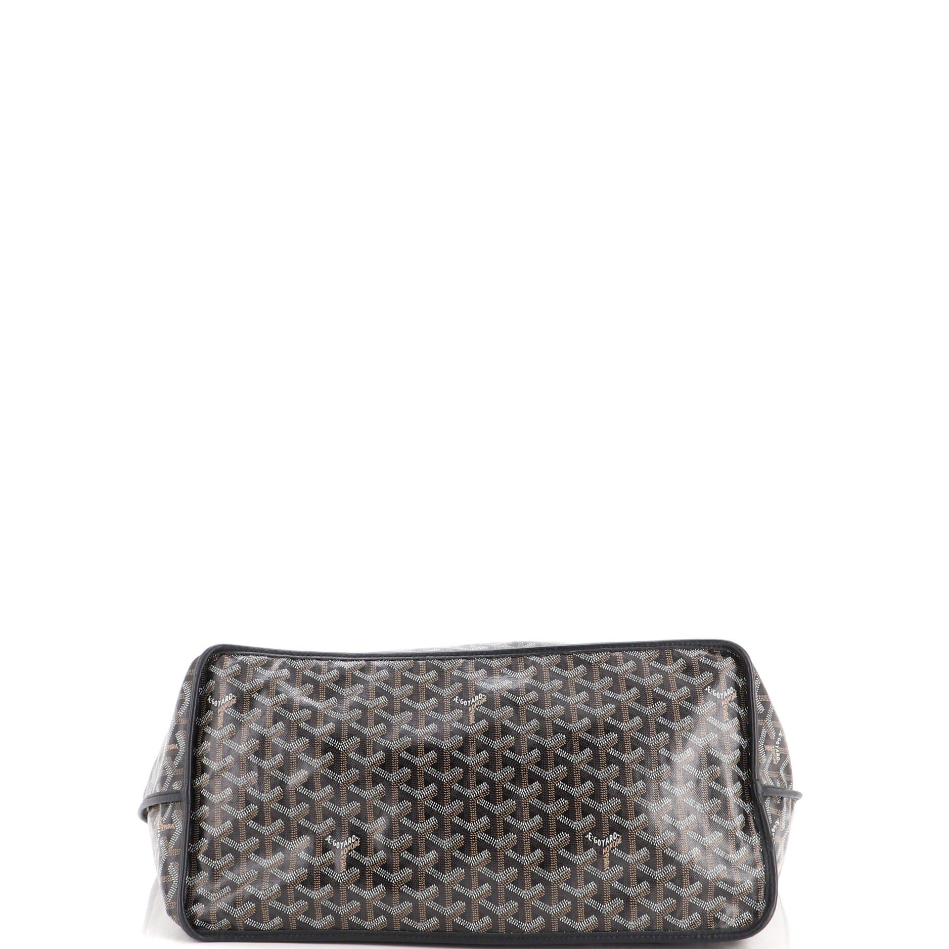 Anjou Reversible Tote Coated Canvas GM, Alternate, color, Black