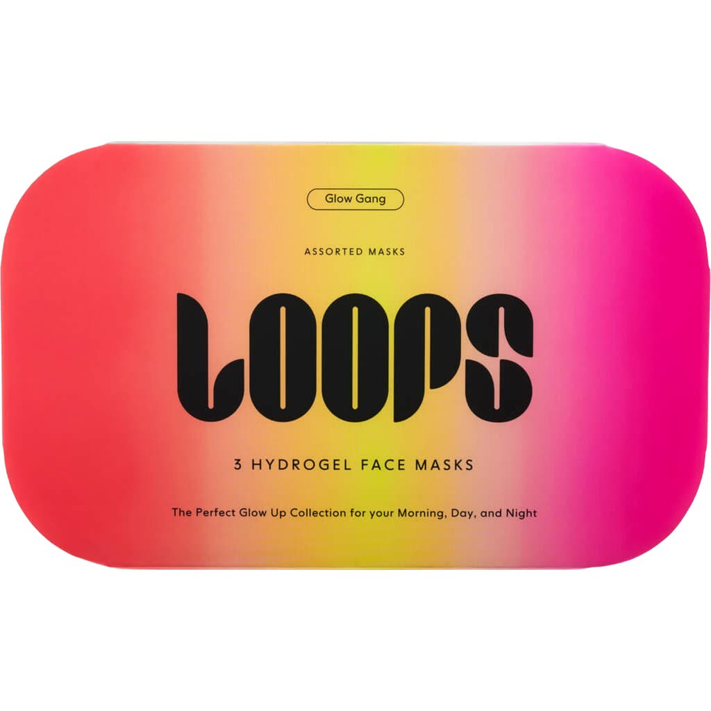 Loops Glow Gang 3-pack Face Masks In Glow Gang