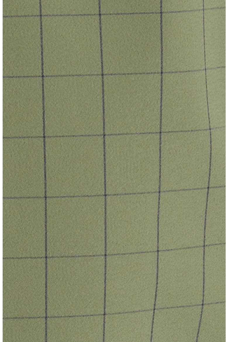 Leeward Trim Fit Plaid Performance Button-Up Shirt, Alternate, color, SAGE LEXINGTON PLAID