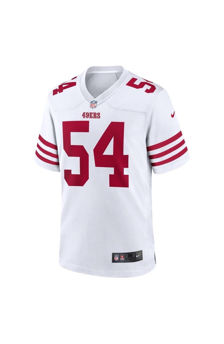 Nike Men's Nike Fred Warner White San Francisco 49ers Player Game Jersey, Alternate, color, White