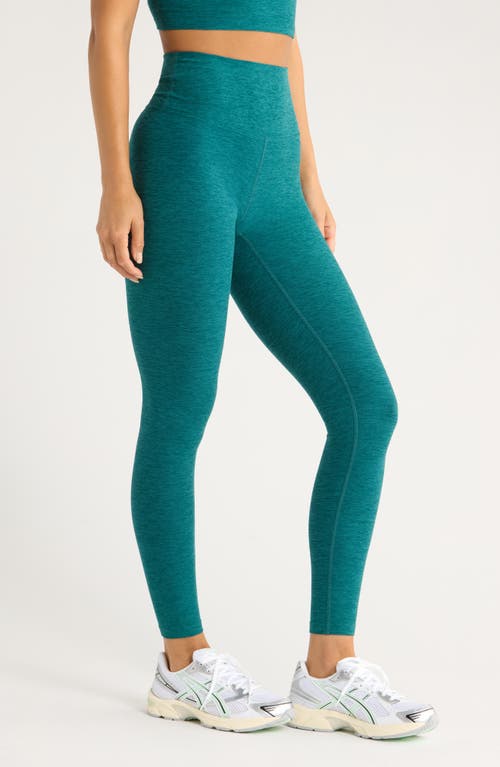 Zella Renew Mélange High Waist Leggings In Green
