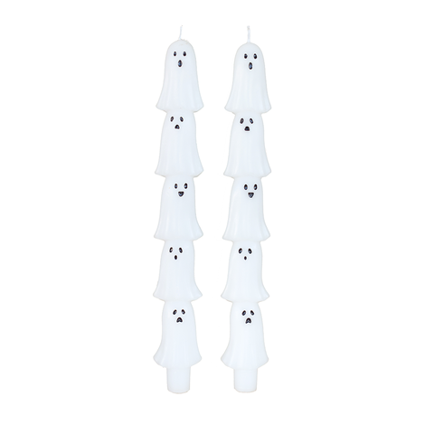 Ghost Taper Candle Set