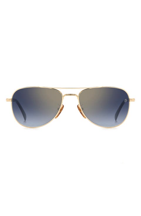 56mm Pilot Sunglasses