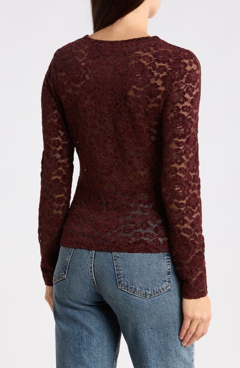 Don't Be Shy Lace Top
