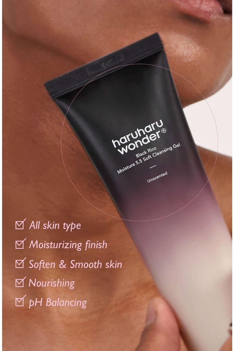 Black Rice Moisture 5.5 Soft Cleansing Gel, Alternate, color, None