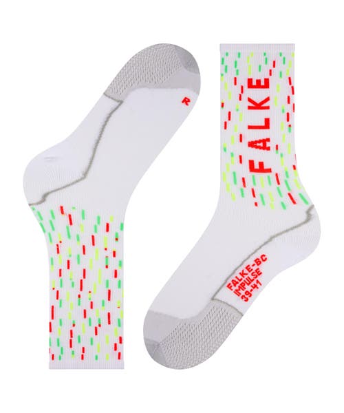 Falke Bc Impulse Cycling Socks In White