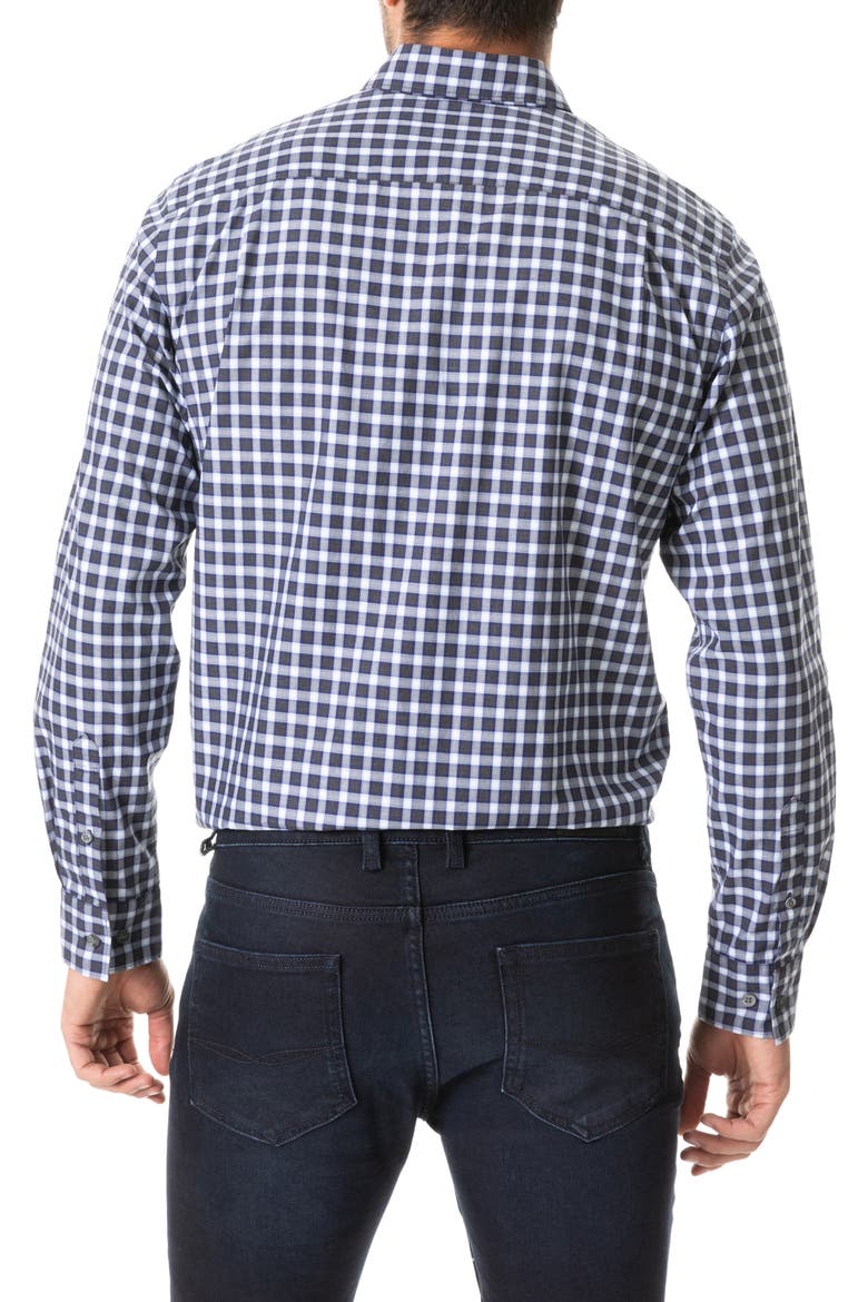 Ness Valley Original Fit Check Button-Up Shirt, Alternate, color, INK